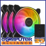 Cooler Master MF120 Halo2 Dual Loop ARGB 3-Pack + Controller