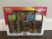 Pokemon TCG Scarlet & Violet 151 Mini Tins 5 Pack Costco Bundle SEALED NEW