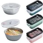 Microwae Heating Lunch Container Reusable Food Storage Box School Kids
