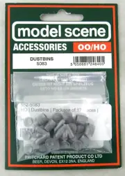 HO/OO Scale Dustbins - 12 per Package - PECO #5083