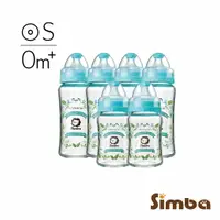 在飛比找樂天市場購物網優惠-小獅王辛巴 蘿蔓晶鑽寬口玻璃奶瓶大套組(4大2小)(三色可挑
