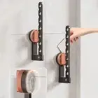 Wall Mounted Folding Clotheslines Suction Cup Foldable Clothes Rack Outdoor