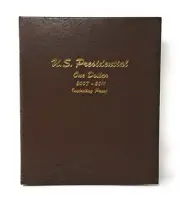 Dansco US Presidential Dollar with Proof Coin Album Volume 1 2007 - 2011 #8184