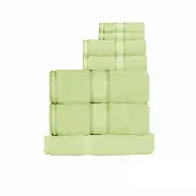 Kingtex 550gsm Cotton 7 Pce Towel Set New Apple