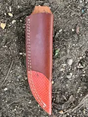 Custom Handmade Genuine Leather Knife Sheath Fixed Blade Knife Leather Sheath