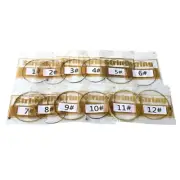 Portable Adaptable Easy to Use 12-string Set of Strings for Acoustic Folk Guitar