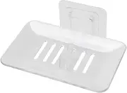 Bathroom Waterfall Tray Holder Soaps Plate Suction Case Containers Dish Storage