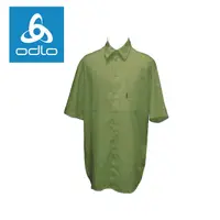 在飛比找PChome24h購物優惠-【瑞士ODLO】男短袖襯衫 590302 (軍綠43700)