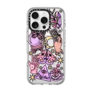 iPhone 16 Pro Clear Case MagSafe Compatible Whimsical Witch by Chiara LB art