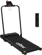 Centra Electric Treadmill Foldable,2 in 1 Walking & Jogging Pad,Gym Exercise Fitness Machine for Home Office - Bluetooth - Remote Control 90 KG Capacity