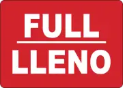 OSHA DANGER: FULL LLENO| Laminated Vinyl Decal Sticker Label