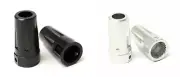 RACERS EDGE RCE1871 1/10 YETI Wraith SMT10 ALUMINUM REAR AXLE CUPS Black Silver