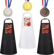 Auidy_6TXD 6 Pcs Chili Cook-off Prizes, Cook-Off Aprons 1st 2nd 3rd...
