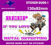 PROSPECTOR METAL DETECTOR STICKER FOR MINELAB TOOLBOX SLUICE BOX TROMMEL ETC