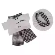 Chef Costume for Build Bear, Fits 14-18" Plush Bears & Stuffed Animals