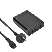 Bonelk 240W Multi-Port Desktop Charger 3 x USB-C 1 x USB-A (Black)