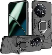 [Btstring] Case Compatible with Oneplus 11, Military Standard Cover Case, Stand Function, Mobile Phone Cases, Black