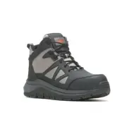MERRELL WORK Men's Fullbench Speed Mid Carbon Fiber Toe Waterproof Work Boot Bla