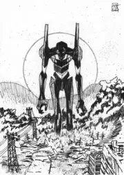 Evangelion Commission - Vlad Legostaev Original Comic Art