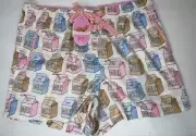 NWT PETER ALEXANDER LADIES MILK CARTON SHORTS SIZE 1+ / AU 16 - 18