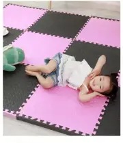 8 pcs Kids Large Foam Play Mats Baby Eva Mat Interlocking Play mat Puzzle