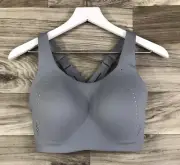 Lululemon Air Support Bra Size 34DDD High Support Rhino Grey / Vapor 00673