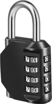 Combination Lock 4 Digit Padlock, for School Gym Locker, Sports Locker, Fence