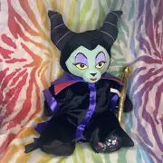 Build A Bear Disney Maleficent Plush With Outfit & Scepter NWT