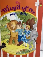 Vintage 1976 Whitman Wizard of Oz Paper Doll Book Uncut NOS