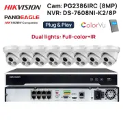 Hikvision 8CH 4K 12MP Security CCTV System 4K 8MP IP Camera ColorVu IR Audio POE