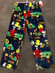 Peanuts Snoopy Halloween NWT Fleece Sleep Pants Sz. M 8-10