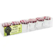 Lemon And Lime Mini Toscana Glass Jars 6pc 30ml