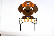 Zuma Paw Patrol Cake Topper