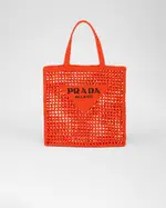 ★正品代購★ PRADA CROCHET TOTE BAG 預購｜限時★滿萬折$500★保健食品3件9折★下單贈美國暢銷護手霜