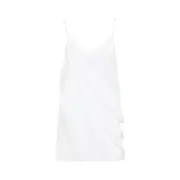 [Mm6 Maison Margiela] Mm6 Maison Margiela-White Silk Mini Dress-Donna 40 IT