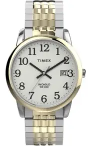 Timex Mens Easy Reader Indiglo Expander Watch 35mm TW2V05600