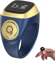 [Generic] Smart Rings for Men, Smart Tasbih Tally Counter, Rechargeable Mens Intelligent, Tasbih Tally Clicker with Display, for Prayer Times