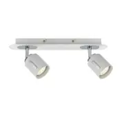 Beryl 2 Light White Bar Spotlight