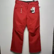 Volcom Men's Carbon Snowboard Pants Red Medium #Q2A