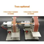 Mini Grinder Electric Belt Sander Polishing Machine Cutter Edges Sharpener
