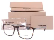 NEW BURBERRY B 2288 3002 HAVANA/GUNMETAL TEMPLE AUTHENTIC FRAME EYEGLASSES 57-19