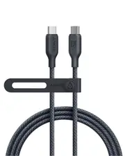 Anker 543 USB-C to USB-C Cable Bio-braided 6ft Black [A80E6011]