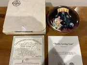 TENDER CARE Norman Rockwell Knowles Collector Plate The Ones We Love box COA
