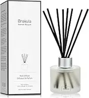 Reed Diffuser Set, 100ml Black Vanilla Scented Oil Diffuser for Bathroom, Home Fragrance for Living Room, Office