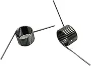 10pcs 65Mn Steel V-Shaped Spring Hair Clip Spring Steel Wire Diameter 0.7mm Angle 60 90 120 180 Degrees(2.1mm (180 Degrees),5mm)