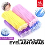 Micro Brush Disposable Cotton Swab Make Up Stick Eyelash Applicator Mascara Wand