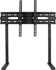 TV Stand 37"-75" LCD TV Universal Desktop Base Black Punch-Free Desktop TV Stand Rugged Steel TV Base Stand with Height Adjustable and Tilt TV Mount Bracket Beautiful Scenery