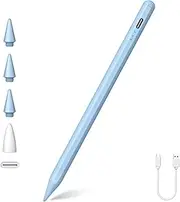 Stylus Pen for Apple iPad 2025-2018, 2X Fast Charge/Palm Rejection, Tilt Function, Pencil for iPad A16 11th/10th/9th-6th Gen., Pro 11"/12.9"/13" M4, Air M2 M3 11/13"/5th-3rd, Mini A17 Pro/6th/5th