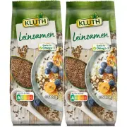 Kluth Flax Seed Braun Reich An Omega 3 Premium Quality 500g 2er Pack