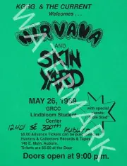 Nirvana - Skin Yard - 1989 Vintage Music Poster